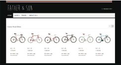 Desktop Screenshot of fathersonbikes.com